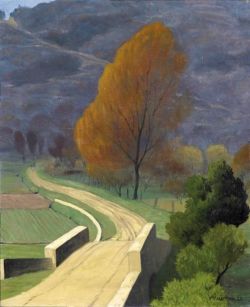 Peinture sur toile de Felix Valloton Bridge Over The Beal 1922 reproduction peinte à la main