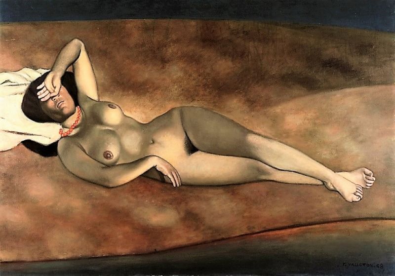 Felix Valloton Naked Woman Layed In The Arena - 1908