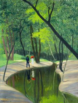 Felix Vallotton Bois De Boulogne reproduction peinte à la main