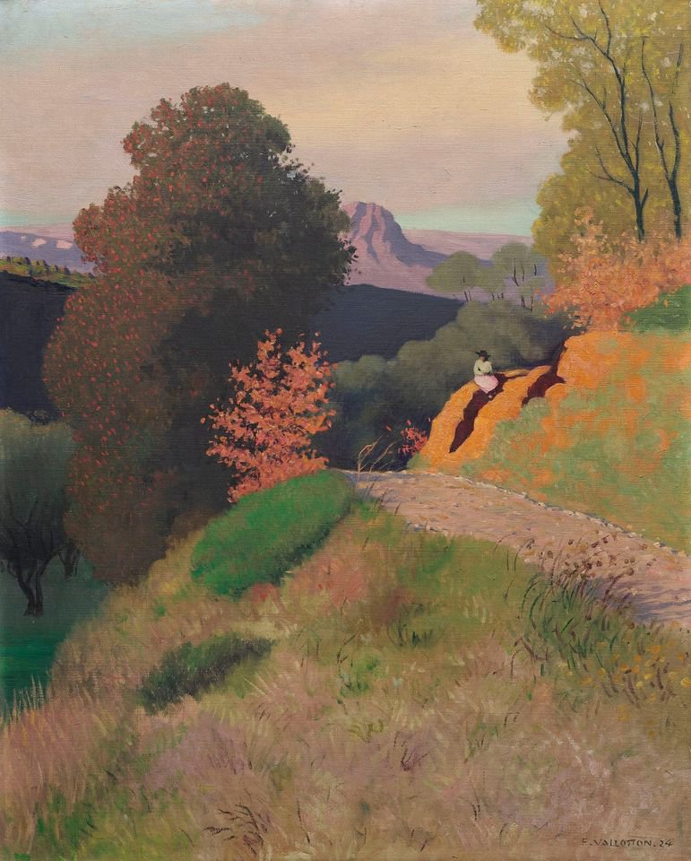 Felix Vallotton Environs De Cagnes Le Soir 1924