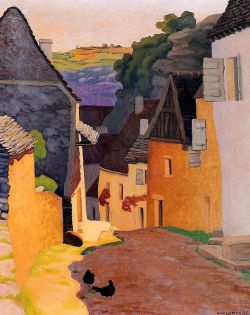 Felix Vallotton Rocamadour Landscape 1925 reproduction peinte à la main