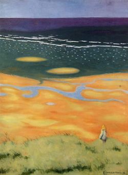Felix Vallotton The Rising Tide - 1913 reproduction peinte à la main