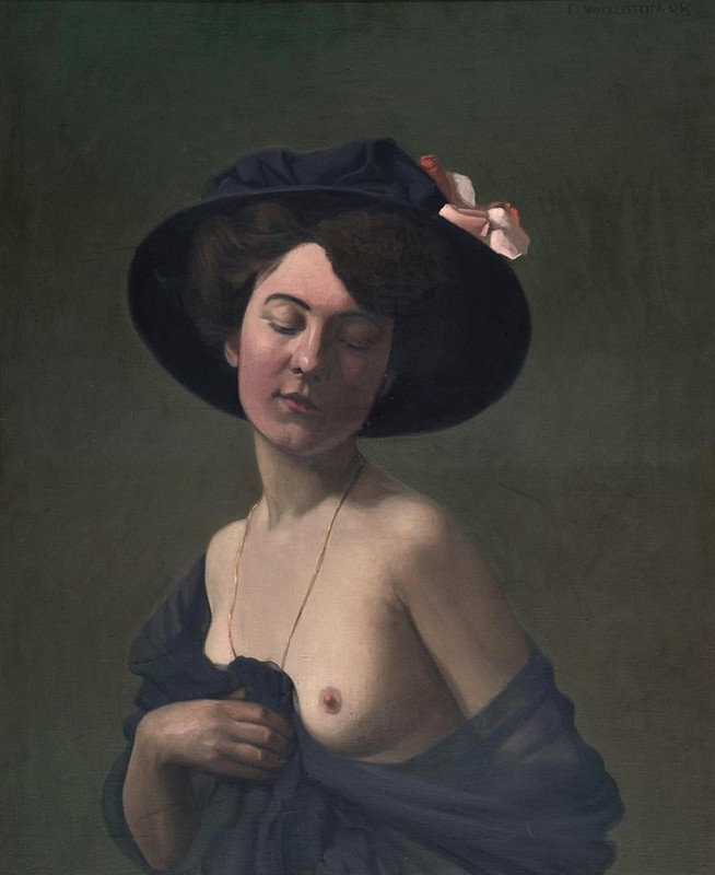 Felix Vallotton, Woman in the black hat, 1908