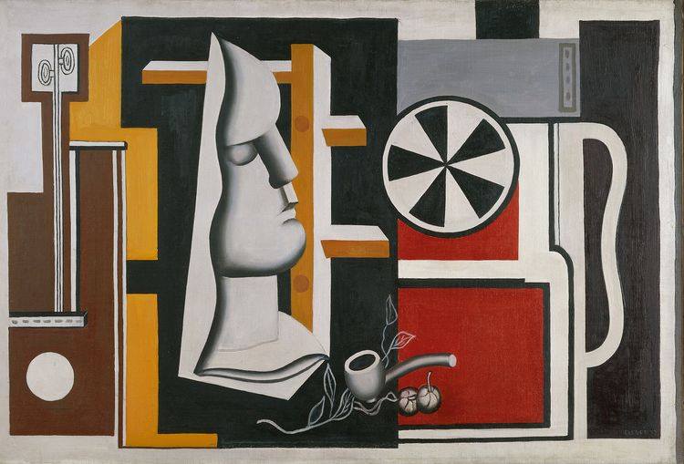Fernand Leger Nature Morte Au Masque De Platre 1927