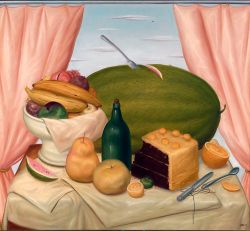 Peinture sur toile de Fernando Botero reproduction peinte à la main