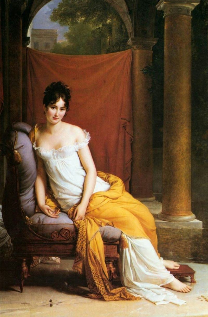 Fran Ois Gerard Portrait Of Juliette Recamier