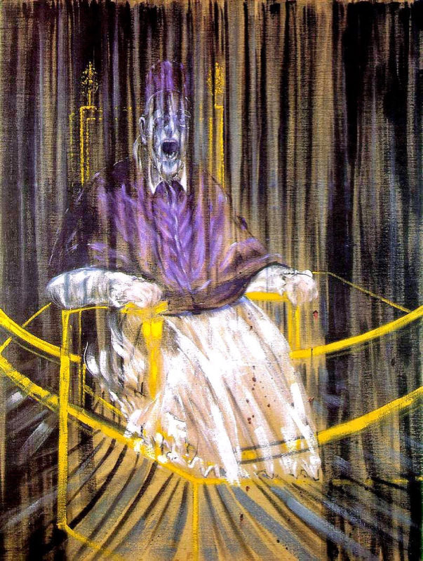 Francis Bacon, Étude d'après Velázquez's - Portrait du pape Innocent X