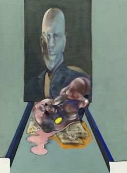 Peinture sur toile de Francis Bacon triptyque,  Enthousiasme désespéré 1976 - Partie 3 reproduction peinte à la main