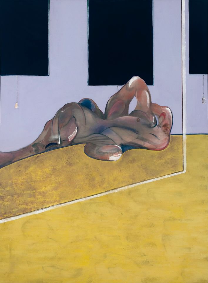 Francis Bacon Lying Figure In Mirror 1971