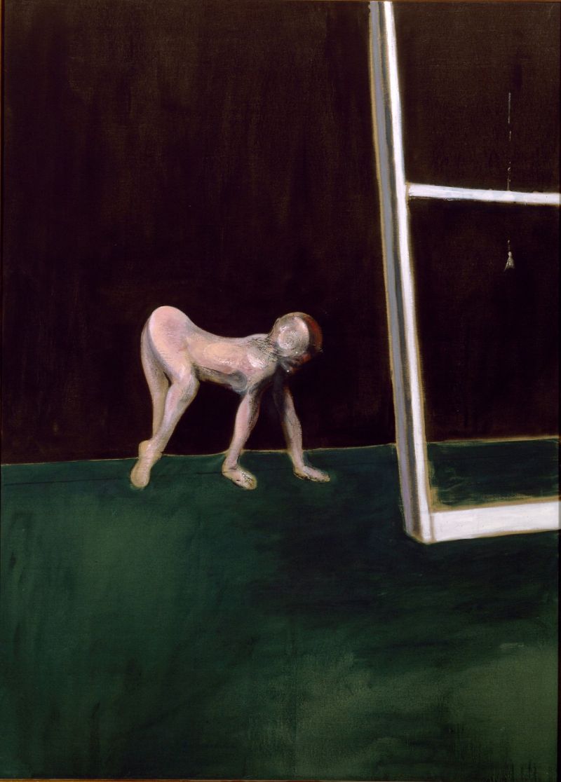 Francis Bacon Paralytic Child Walking On All Fours From Muybridge 1961