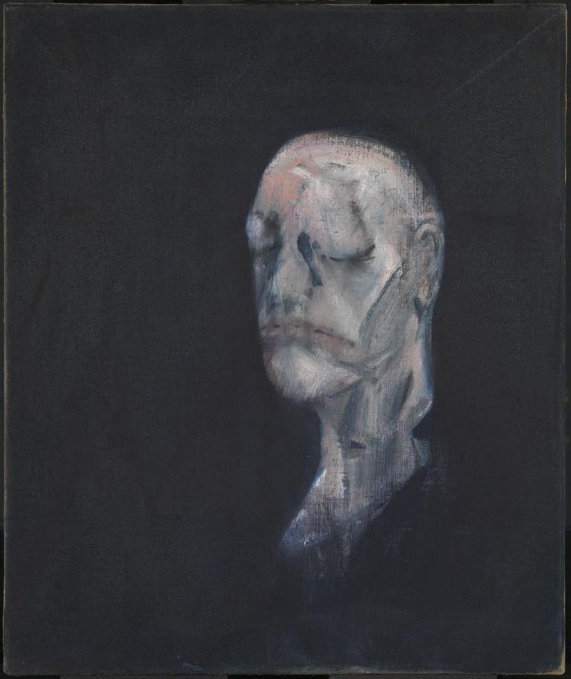 Francis Bacon Study For Portrait Ii After The Life Mask Of William Blake 1955