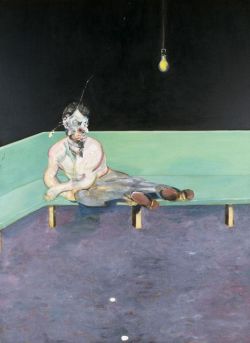 Peinture sur toile de Francis Bacon, Study for Portrait of Lucian Freud, 1964 reproduction peinte à la main