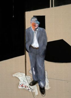 Peinture sur toile de Francis Bacon Study Of A Man Talking 1981 reproduction peinte à la main