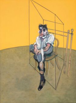 Francis Bacon Triptyque, 3 études de Lucian Freud - Partie 3 reproduction peinte à la main