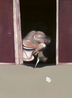 Francis Bacon Triptyque, Mai-Juin 1973 - Partie 1 reproduction peinte à la main