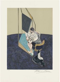 Peinture sur toile de Francis Bacon triptyque, Trois études de dos d'Homme - partie 2 reproduction peinte à la main