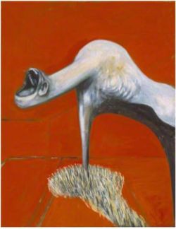 Peinture sur toile de Francis Bacon triptyque, Trois études de figures au pied d'une crucifixion - partie 3 reproduction peinte à la main