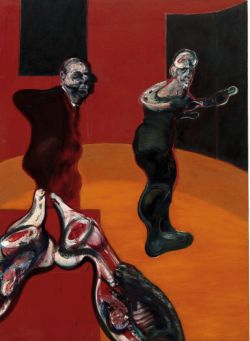 Peinture sur toile de Francis Bacon triptyque, Trois études pour une crucifixion - partie 1 reproduction peinte à la main