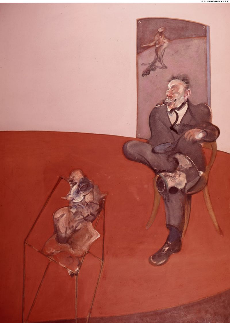 Francis Bacon triptyque, Two figures on a bed with attendants 1968 - Part 3