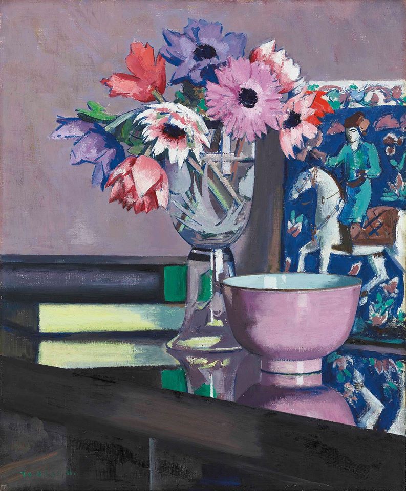 Francis C.b. Cadell Still Life Anemones - 1931