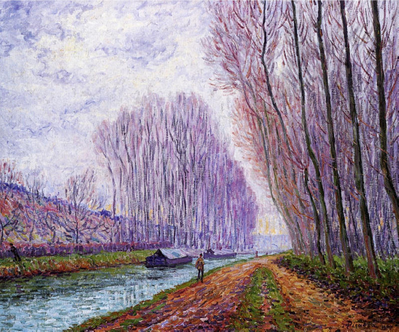 Francis Picabia Barges Sur Le Loing - Effet Matinal - 1904