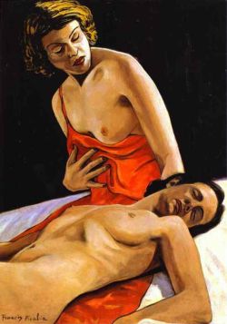 Peinture sur toile de Francis Picabia Deux Nus reproduction peinte à la main
