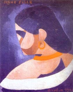 Peinture sur toile de Francis Picabia Jeune Fille reproduction peinte à la main