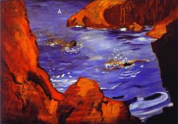 Peinture sur toile de Francis Picabia Les Criques reproduction peinte à la main