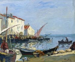 Peinture sur toile de Francis Picabia Les Martigues reproduction peinte à la main