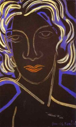Peinture sur toile de Francis Picabia Visage D Une Femme reproduction peinte à la main