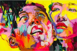 Peinture sur toile de Francoise Nielly Untitled 435 reproduction peinte à la main