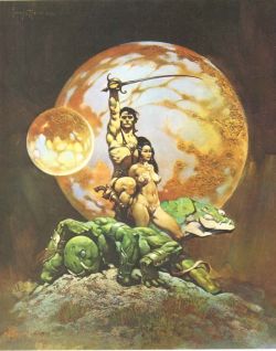 Frank Frazetta A Princess Of Mars reproduction peinte à la main