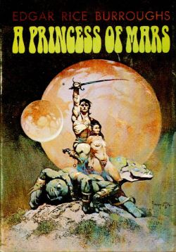 Frank Frazetta A Princess Of Mars - Cover reproduction peinte à la main