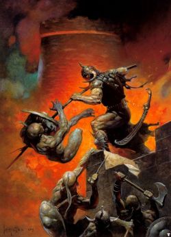 Frank Frazetta Death Dealer 3 reproduction peinte à la main