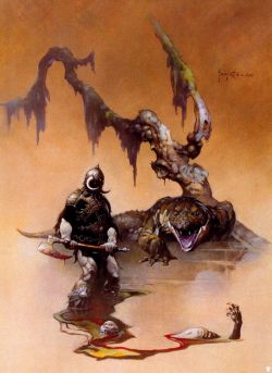 Frank Frazetta Death Dealer 4 reproduction peinte à la main