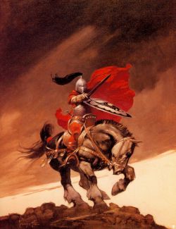 Frank Frazetta Outlaw Of Torn reproduction peinte à la main