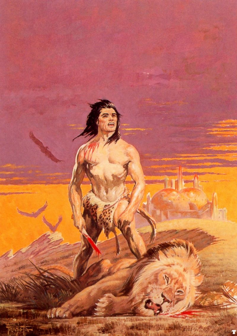 Frank Frazetta Tarzan And The City Of Gold