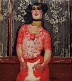 Peinture sur toile de Frantisek Kupka Gallien's Girl circa 1909-1910 reproduction peinte à la main