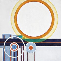 Peinture sur toile de Frantisek Kupka Le Disque Blanc reproduction peinte à la main