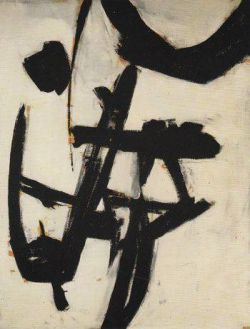 Peinture sur toile de Franz Kline Abstraction 1950-51 reproduction peinte à la main