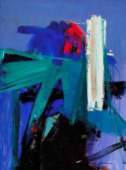 Peinture sur toile de Franz Kline Blueberry Eyes 1959-1960 reproduction peinte à la main