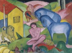 Franz Marc Dertraum The Dream reproduction peinte à la main