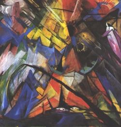 Franz Marc Tirol 1914 reproduction peinte à la main