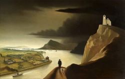 Franz Sedlacek Industrial Landscape 1934 reproduction peinte à la main