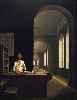Franz Sedlacek The Chemist 1932 reproduction peinte à la main