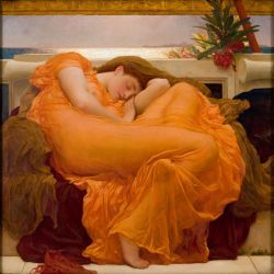 Frederic Lord Leighton Flaming June reproduction peinte à la main