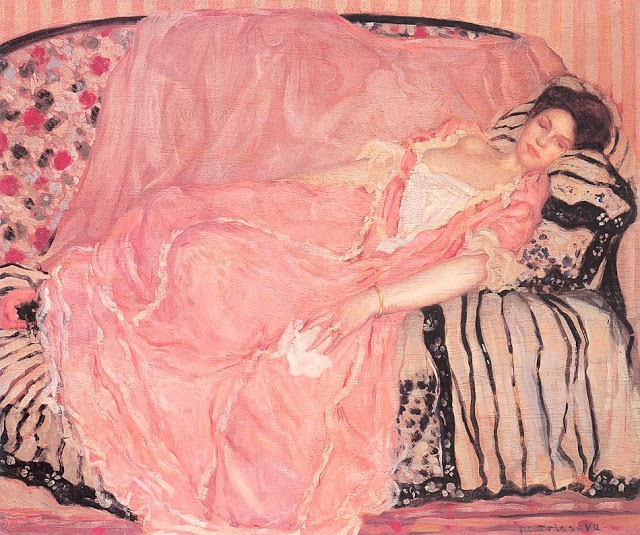 Frederik Carl Frieseke Portrait Of Madame Gely - 1907