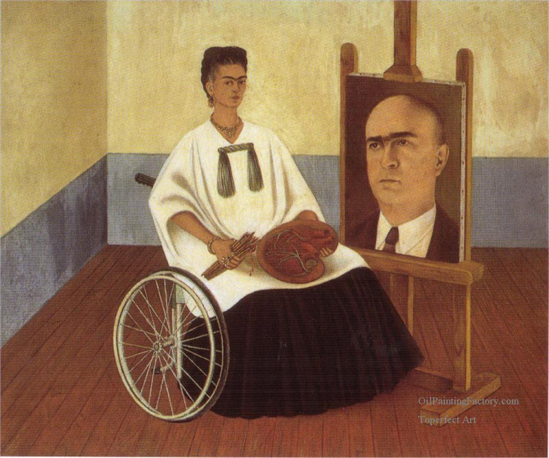 Frida Kahlo, Autoportrait Avec Le Portrait Du Docteur Farill