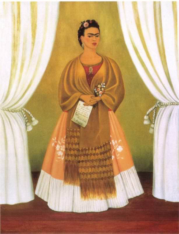 Frida Kahlo, Autoportrait dédié à Léon Trotsky