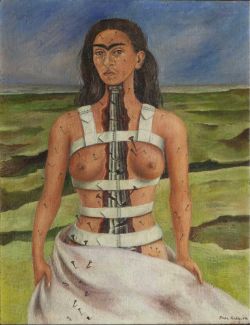 Frida Kahlo, La colonne cassée reproduction peinte à la main